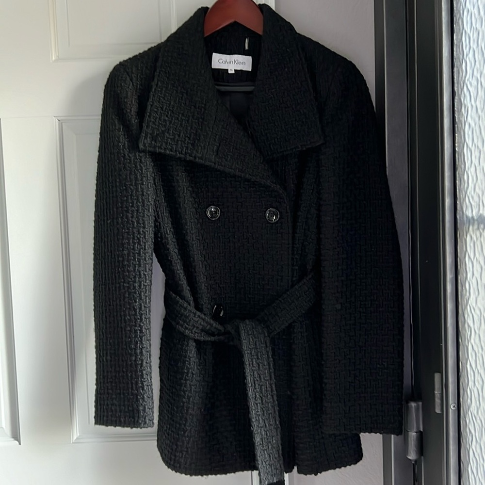 Calvin Klein ladies wool wrap jacket